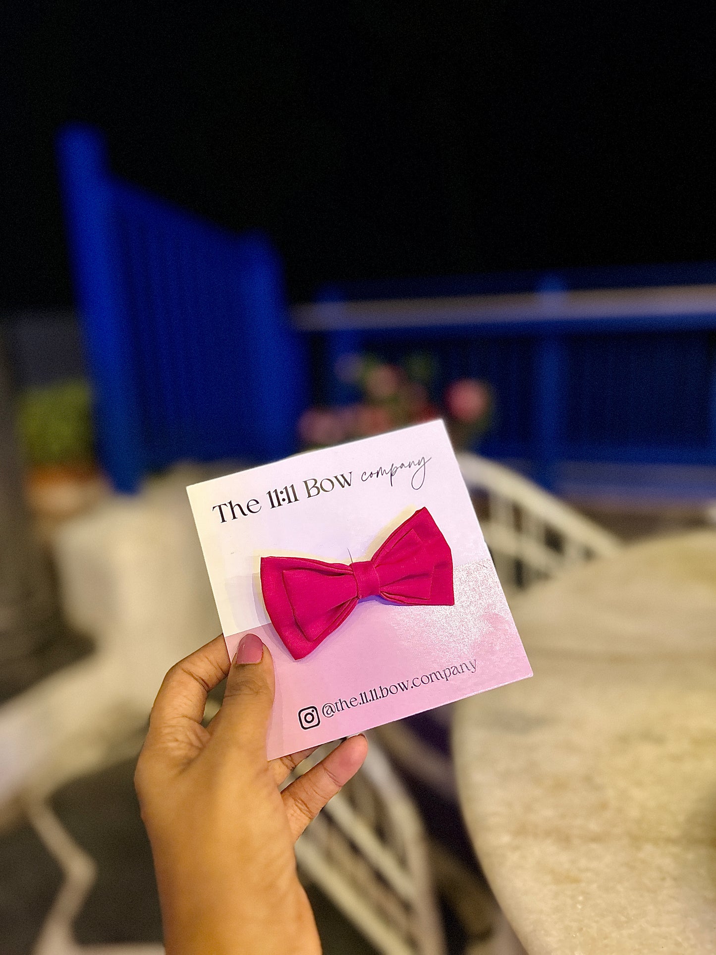 #A# Pink - Double bow hair accessory 🎀.